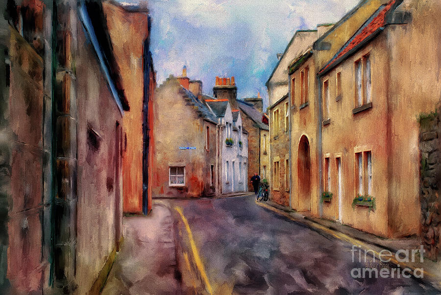 An Afternoon In St Andrews Digital Art by Lois Bryan