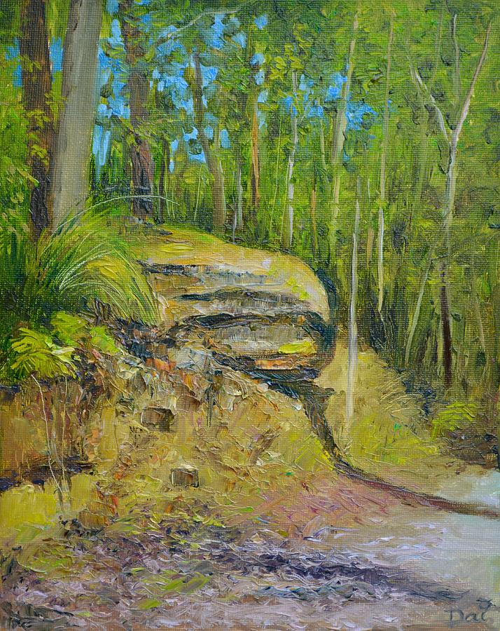 An Afternoon Walk along a Lane Cove Track Painting by Dai Wynn