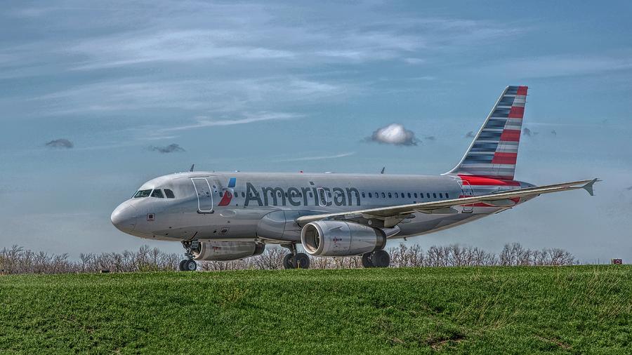 An Airbus A319 in HDR Photograph by Guy Whiteley