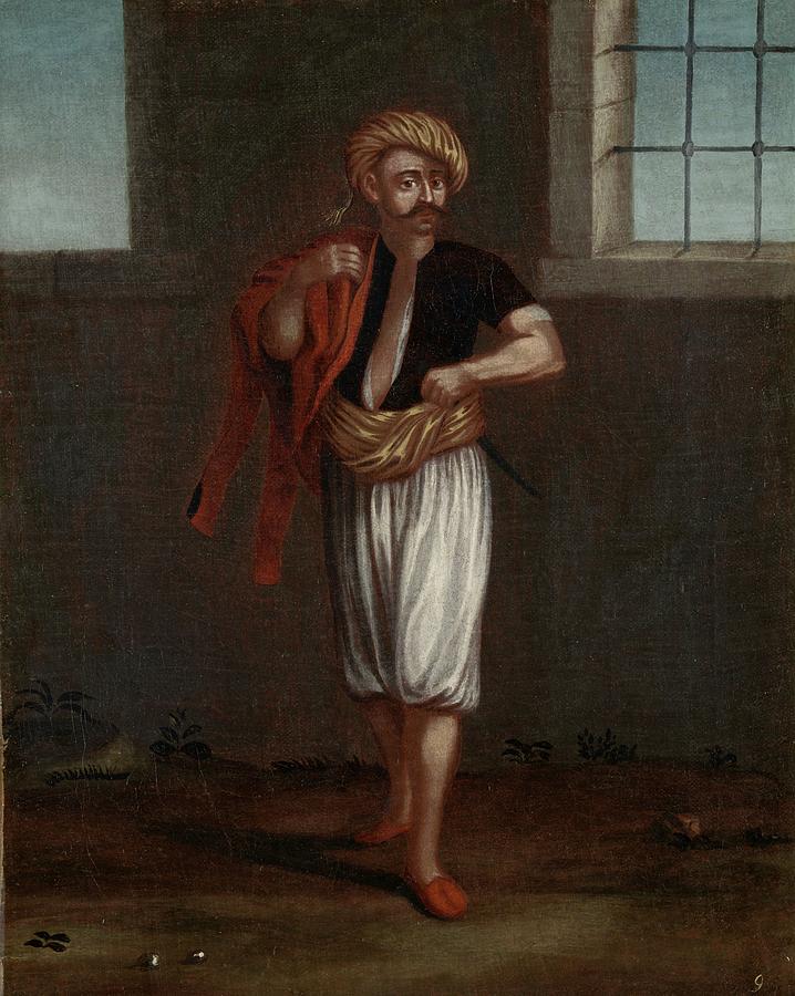 An Albanian Sailor Painting by ean Baptiste Vanmour
