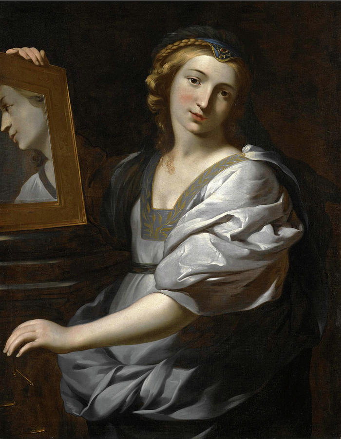 An Allegory of Vanity Painting by Ginevra Cantofoli
