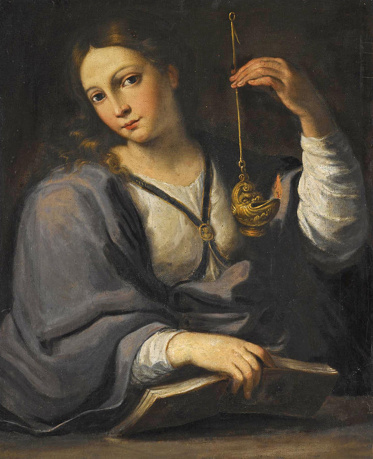 An Allegory of Wisdom Painting by Attributed to Giovanni Domenico Cerrini