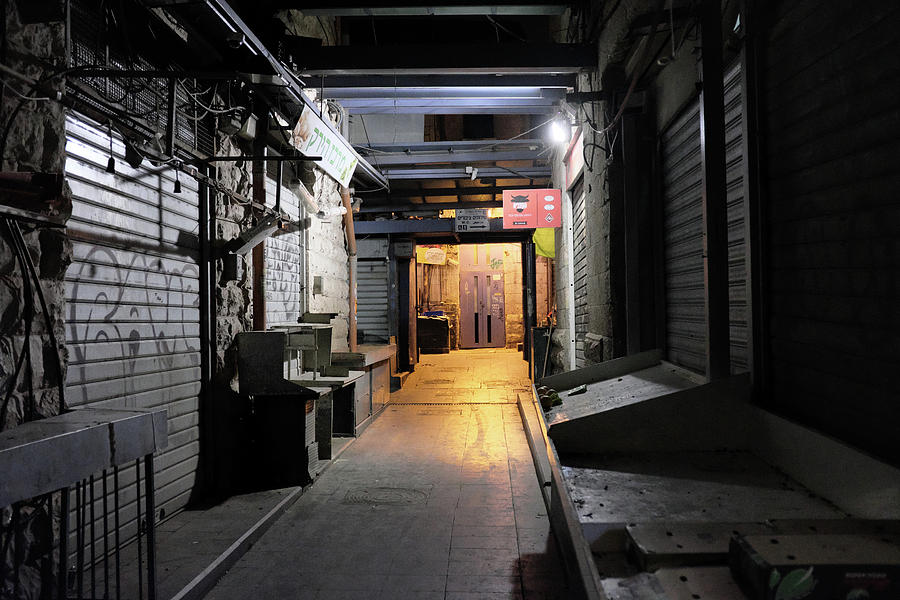 An Alley in Mahane Yehuda Market Photograph by Dubi Roman