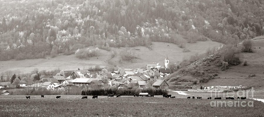 An Alpine Village  Photograph by Olivier Le Queinec