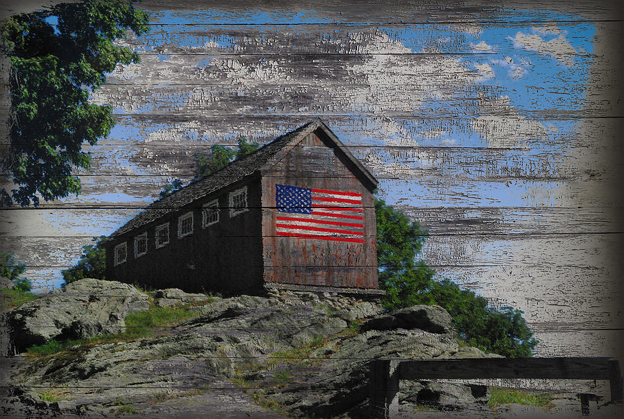 An American Barn, Roxbury Connecticut Digital Art