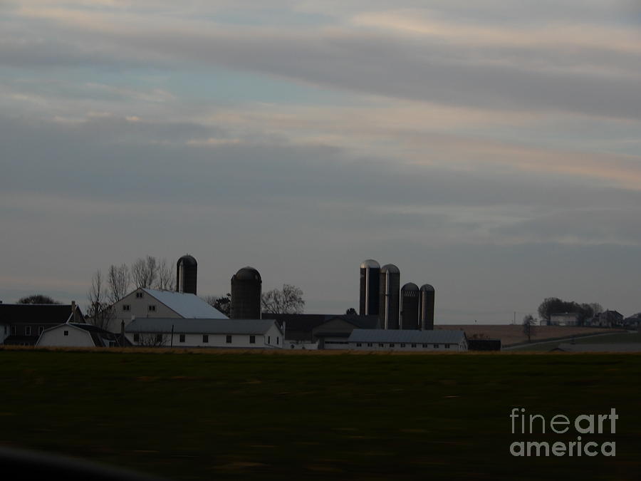 An Amish Farm on a Cloudy Day Photograph by Christine Clark