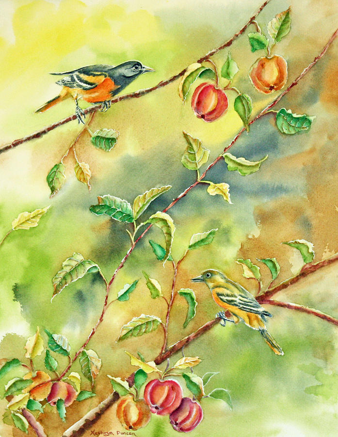 An Apple A Day Painting by Kathryn Duncan