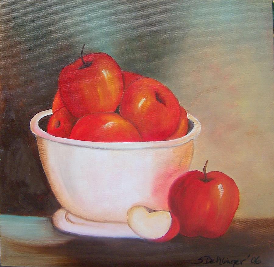 An Apple a Day Painting by Susan Dehlinger