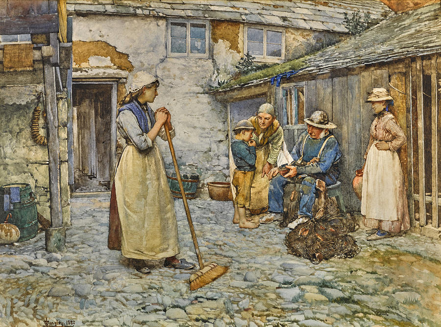 An Authority Drawing by Walter Langley