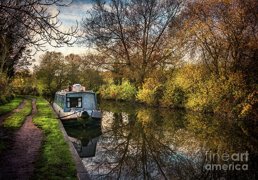 Tree Photograph - An Autumn Afternoon At Hungerford by Ian Lewis