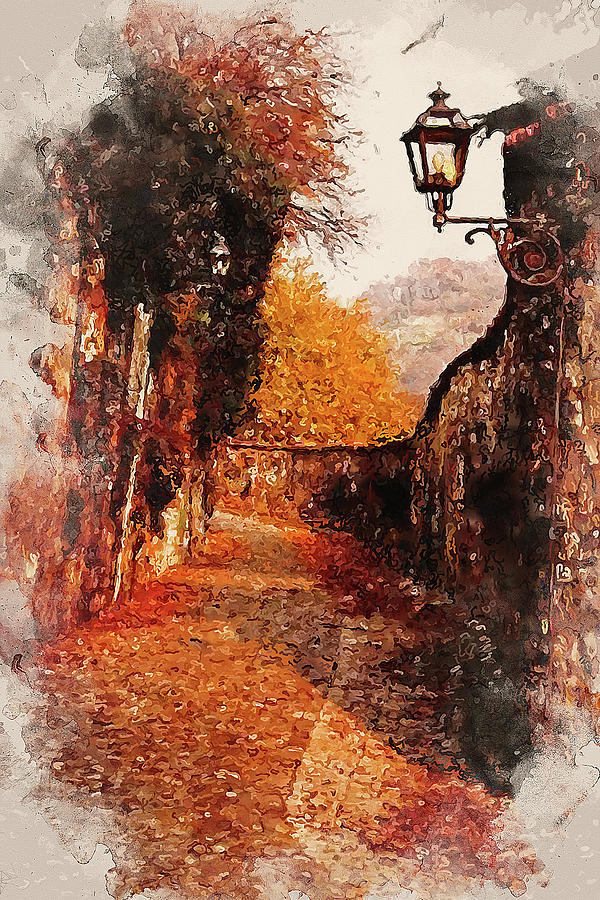 An Autumn full of Magic - 01 Painting by AM FineArtPrints