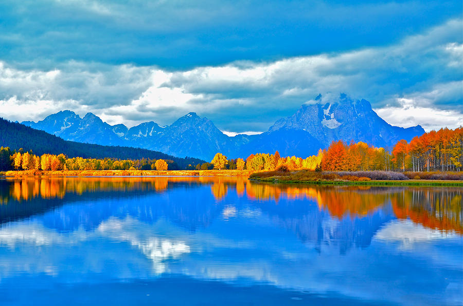 An Autumn Morn at Oxbow Bend Photograph by Don Mercer