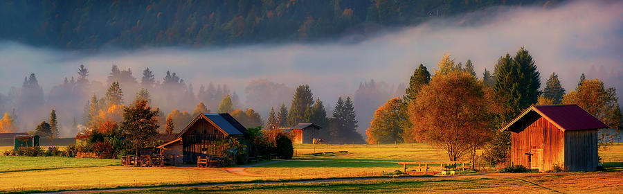 An Autumn Morning In Germany Photograph by Mountain Dreams