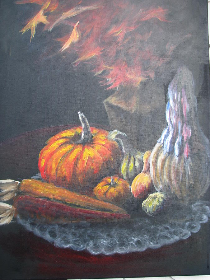 An Autumn Sumphony Painting by Patricia Kanzler