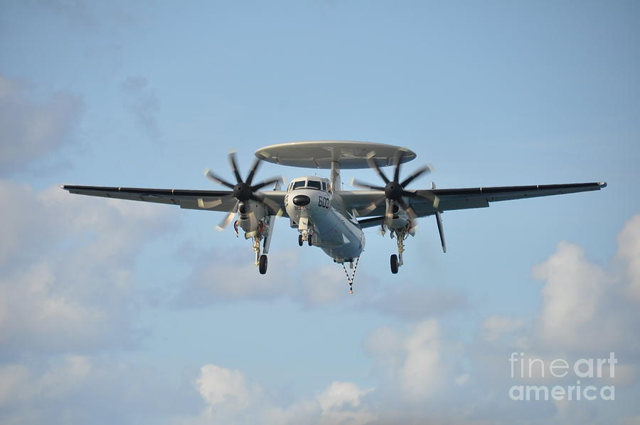 An E-2 Hawkeye  Painting by Celestial Images