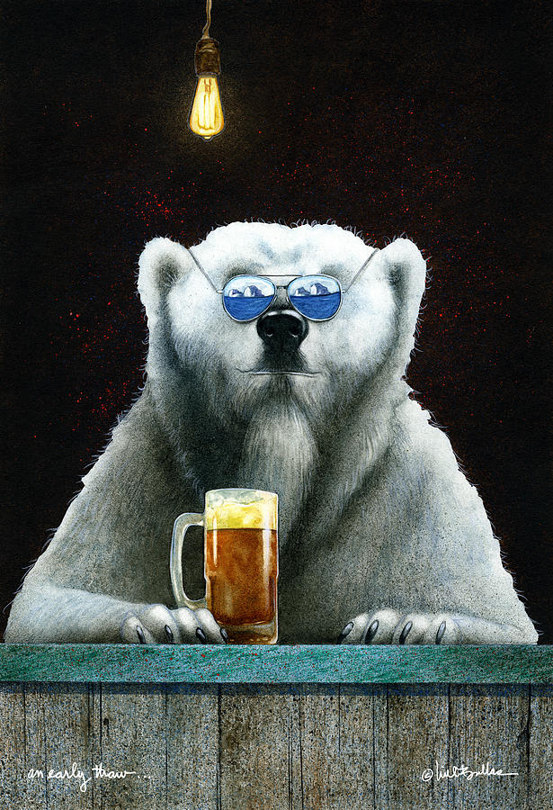 Beer Painting - An Early Thaw... by Will Bullas