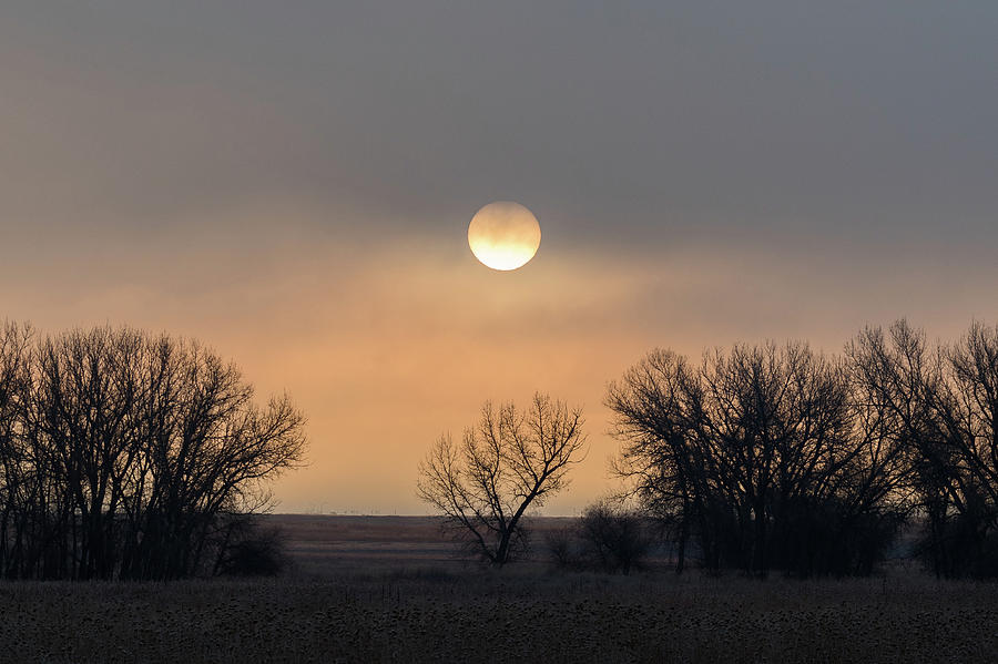 An Eerie Sunrise Photograph by Tony Hake