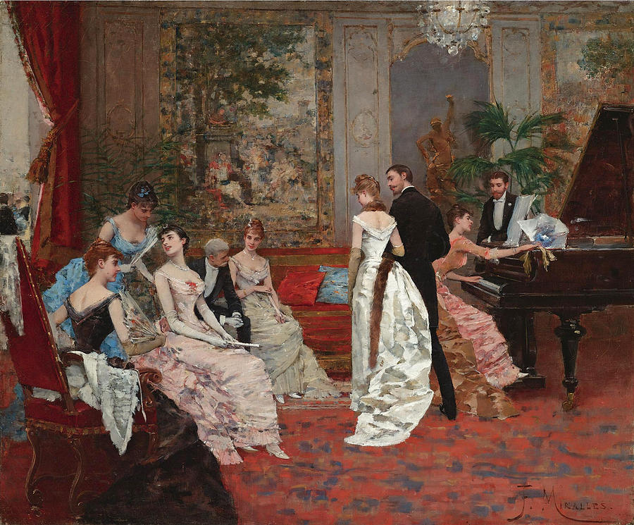 An Elegant Soiree by Francisco Miralles
