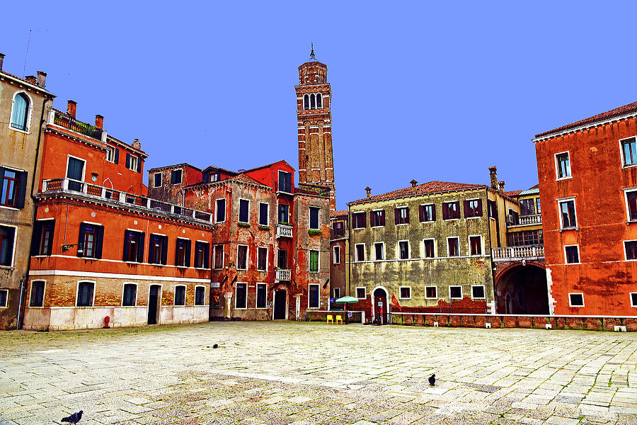An Empty Piazza Photograph