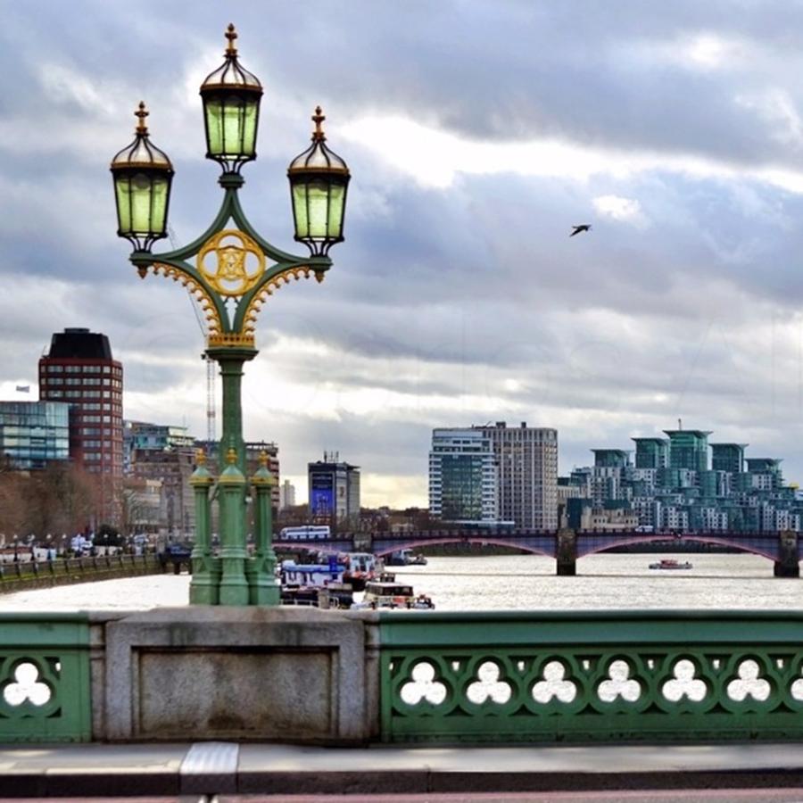 London Photograph - An Empty Westminster Bridge • #london by Carlos Alkmin