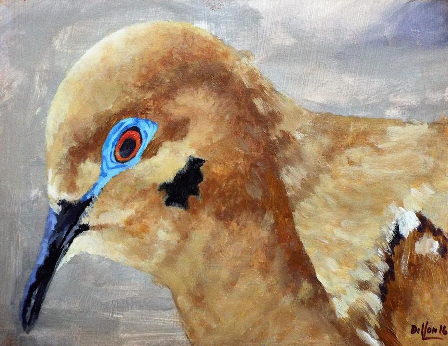 Dove Painting - An eye for art by Michael Dillon