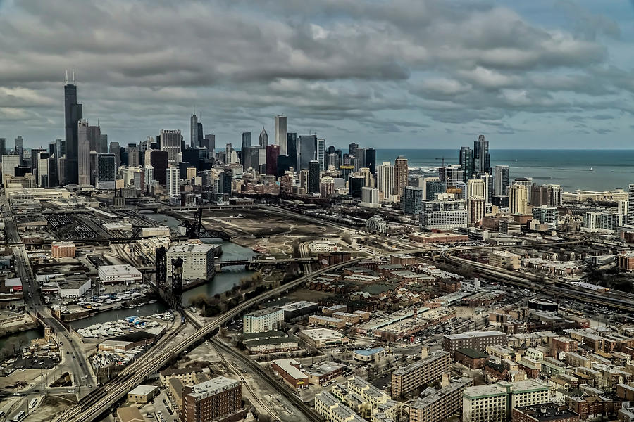 An eye from the sky of Chicago  Photograph by Sven Brogren
