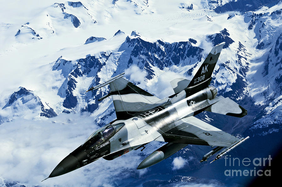 Jet Photograph - An F-15c Falcon From The 18th Aggressor by Stocktrek Images