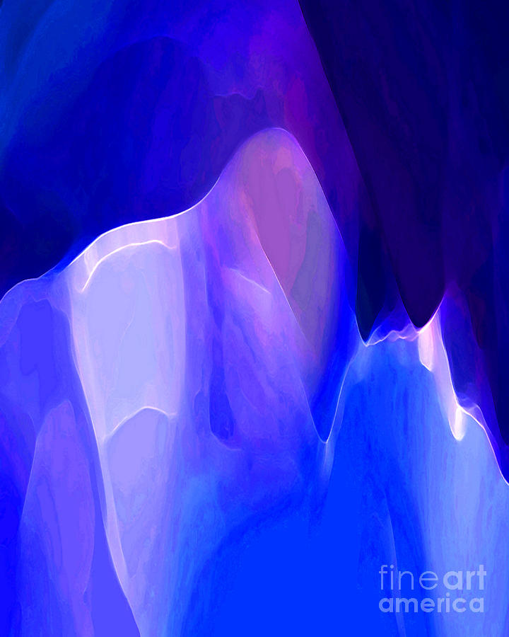 Abstract Photograph - An Iceberg With Personality by Terril Heilman