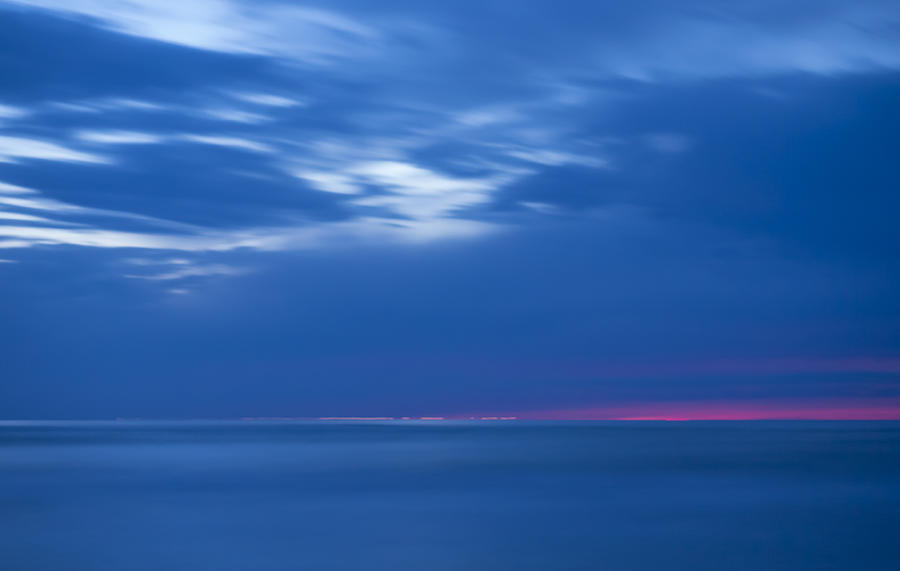 An Icy Blue Sea at Dawn Photograph by David Kay