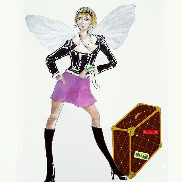 Superhero Photograph - An #illustration Of The #toothfairy by Mariana L