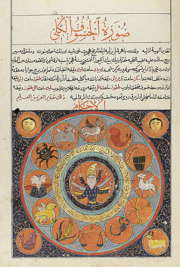 An Imperial Ottoman Calendar made for Sultan Abdulmecid I Painting by Mehmet Sadullah