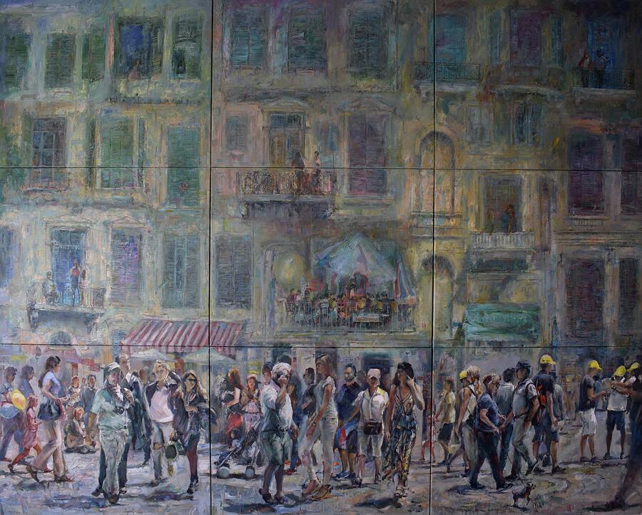 An Impression of Ledra Street Painting by Paskalis Anastasi - Fine Art ...