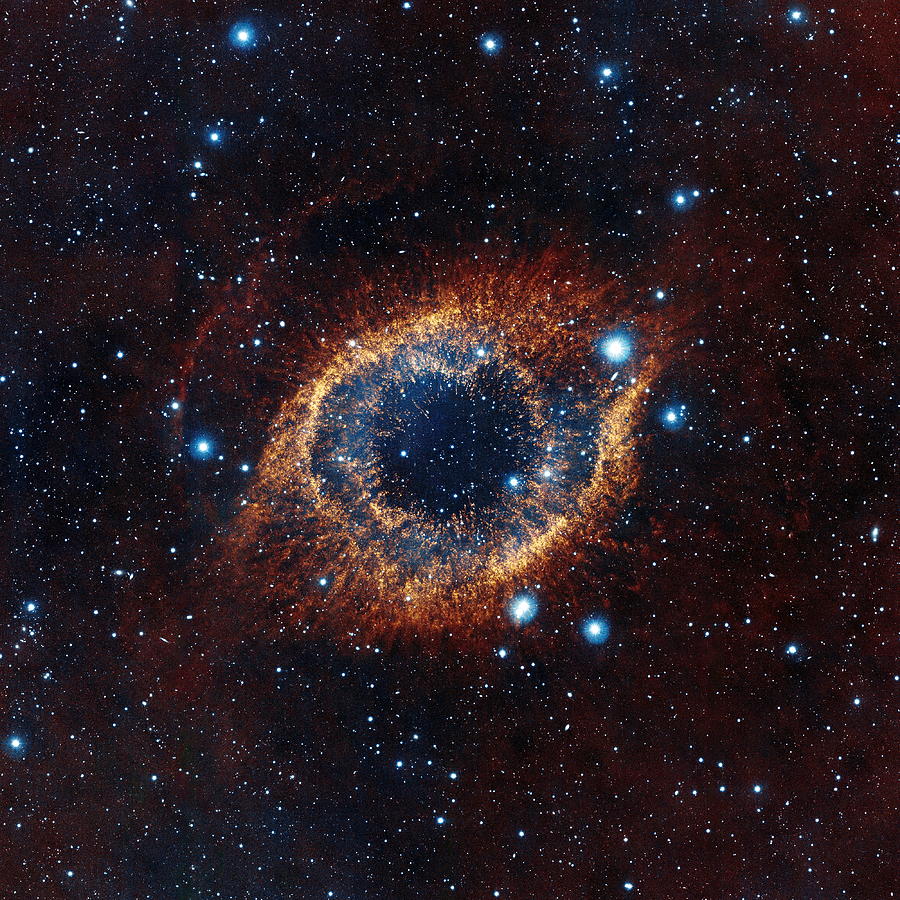 A Look In Infrared at the Helix Nebula Photograph by Eric Glaser