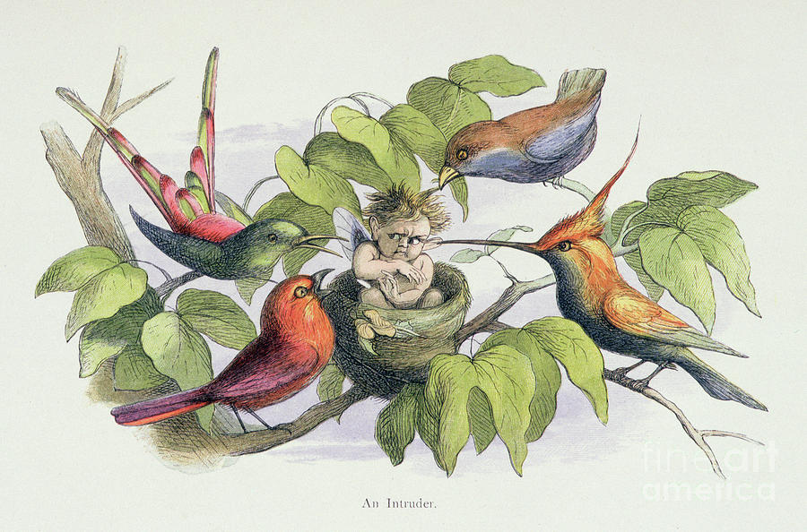 An Intruder Painting by Richard Doyle