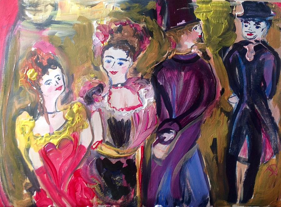 An Invitation to the theatre Painting by Judith Desrosiers
