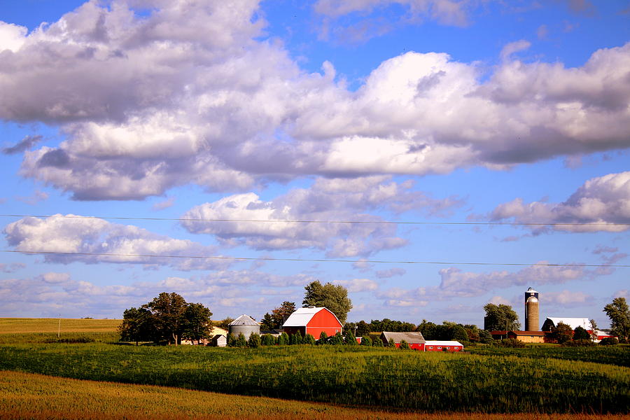 An Iowa Farm Scene Photograph by Darla Wells