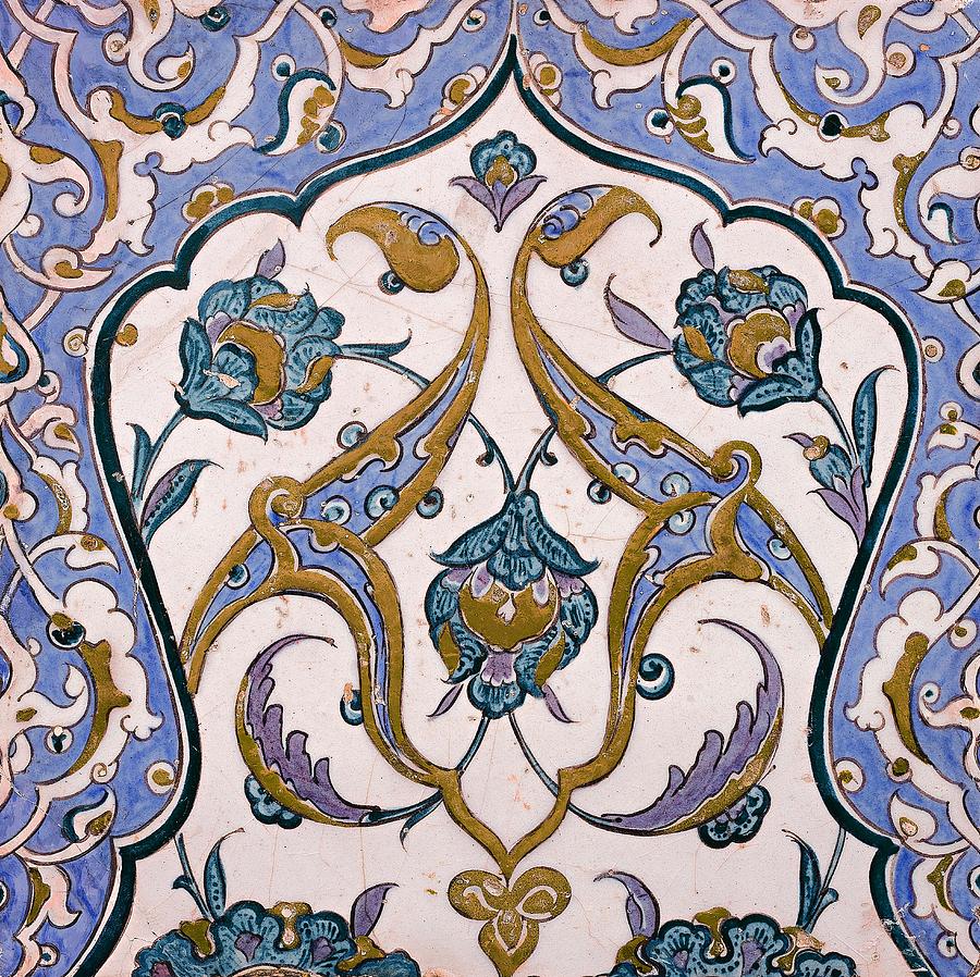 An Iznik Polychrome Tile, Turkey, circa 1580, by Adam Asar, No 20g ...