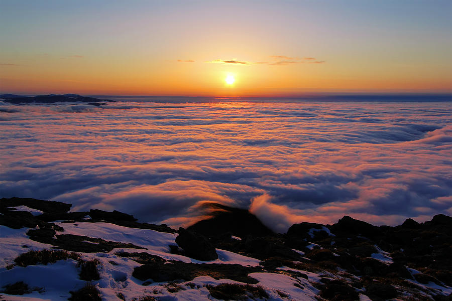 An Ocean of Clouds Photograph by White Mountain Images
