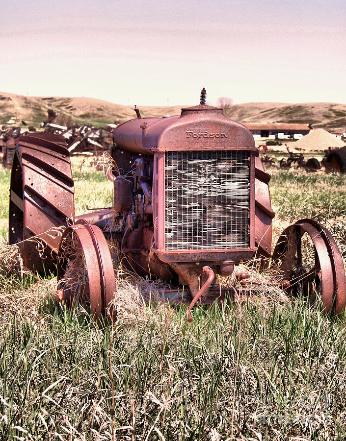 An old Fordson tractor Photograph by Jeff Swan