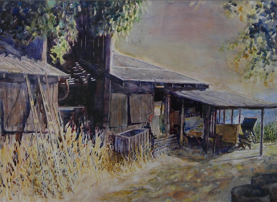 Barn Painting - An old friend by Jan Rapp