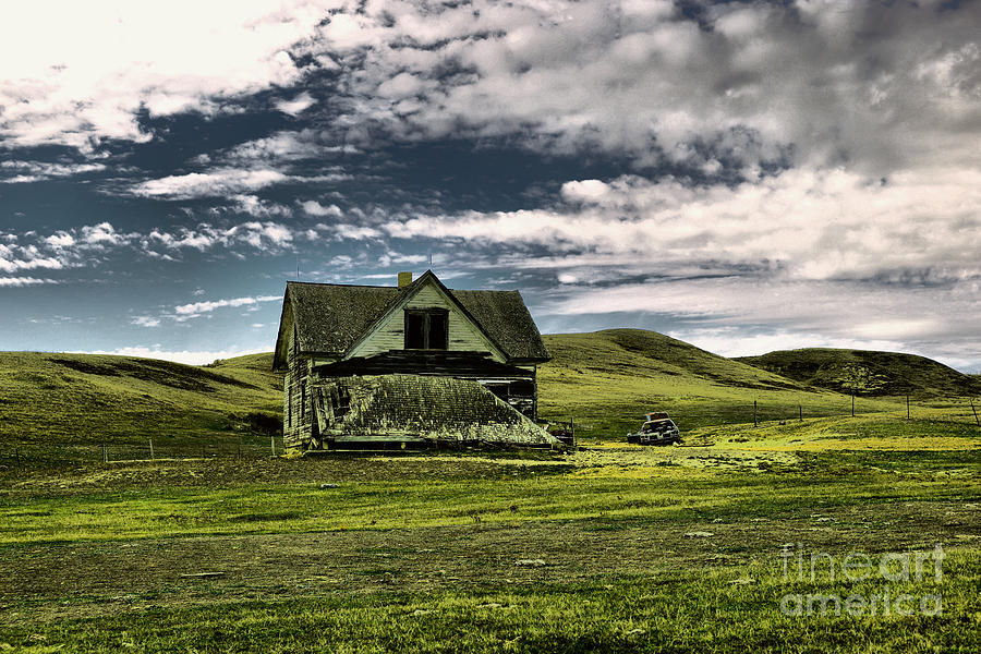 An old house falling in Photograph by Jeff Swan