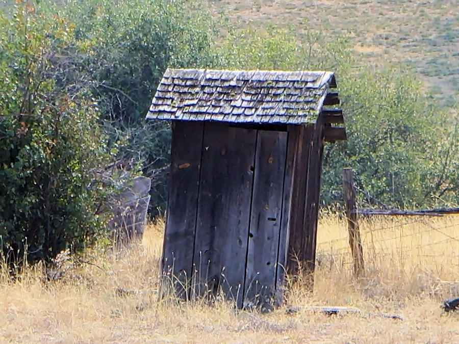 An Old Outhouse  Photograph by Jeff Swan