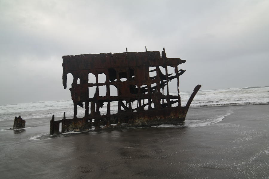 An old shipwreck  Photograph by Jeff Swan
