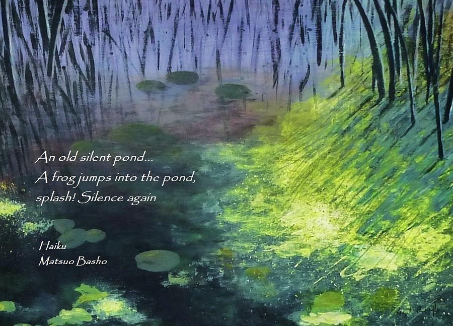 An old silent pond Painting by Nigel Radcliffe