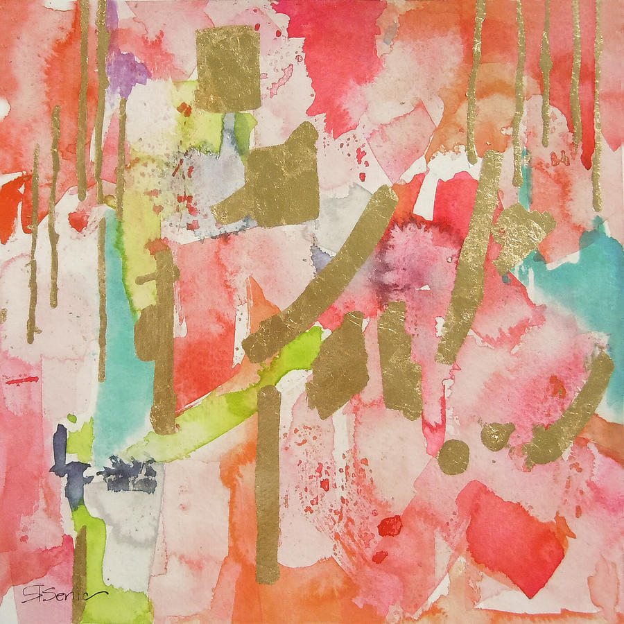 Abstract Painting - An Old Sweet Song by Roleen Senic