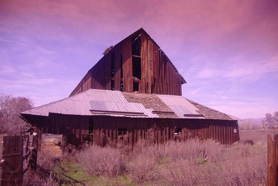 An Old Weathered Barn  Photograph by Jeff Swan