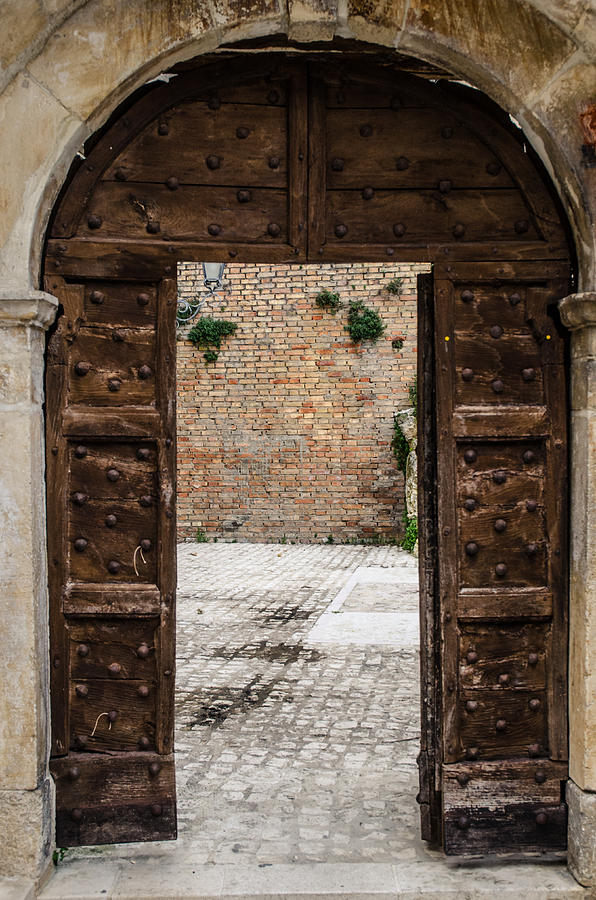 An old Wooden Door 2 Photograph by AM FineArtPrints