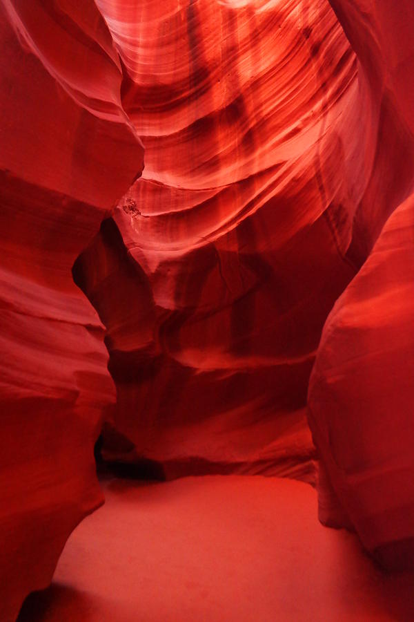 An orange chamber Antelope Canyon Photograph by Jeff Swan