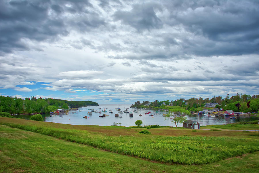 An Overcast Day At Mackerel Cove Photograph by Guy Whiteley