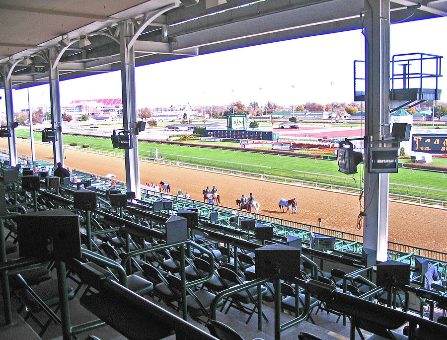 An Overview Of The Racetrack At Churchill Downs Photograph By Marian Bell Pixels